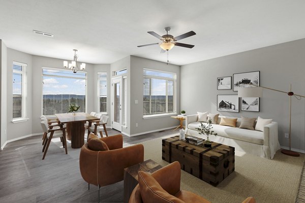 living room at Residences at Indian Trail Apartments