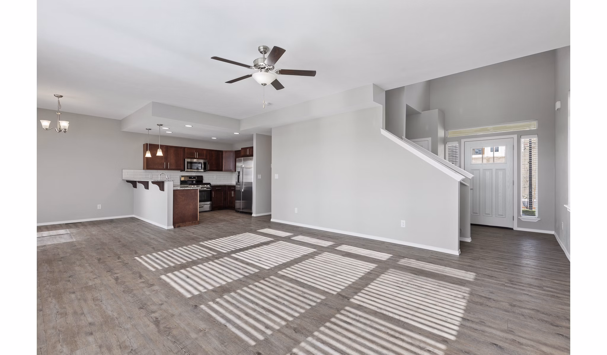 living room at Residences at Indian Trail Apartments