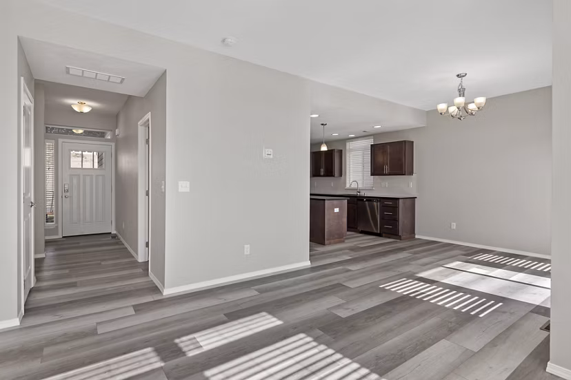 living room at Residences at Indian Trail Apartments