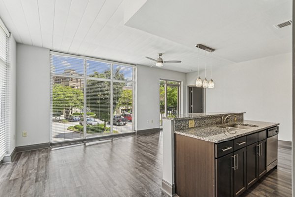 living room at Rivers Edge Apartments