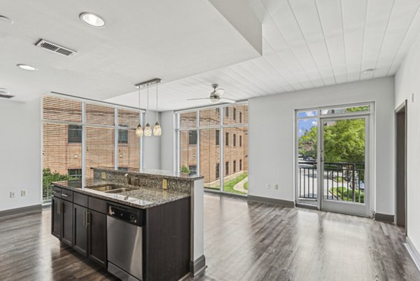 living room at Rivers Edge Apartments