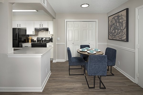 kitchen at Williamsburg Apartments