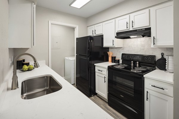 kitchen at Williamsburg Apartments 