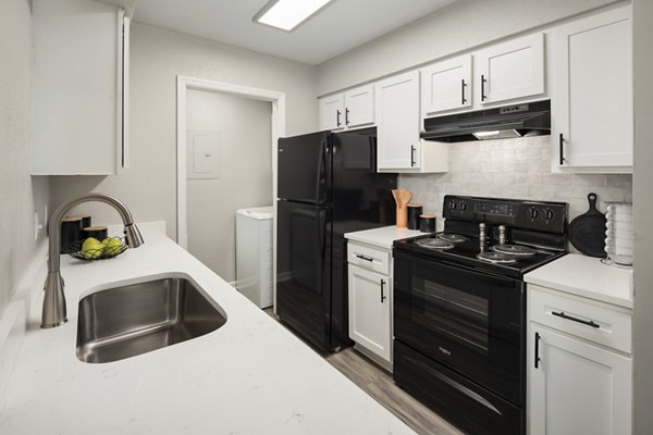 kitchen at Williamsburg Apartments