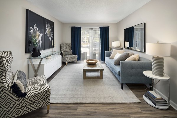 living room at Williamsburg Apartments 