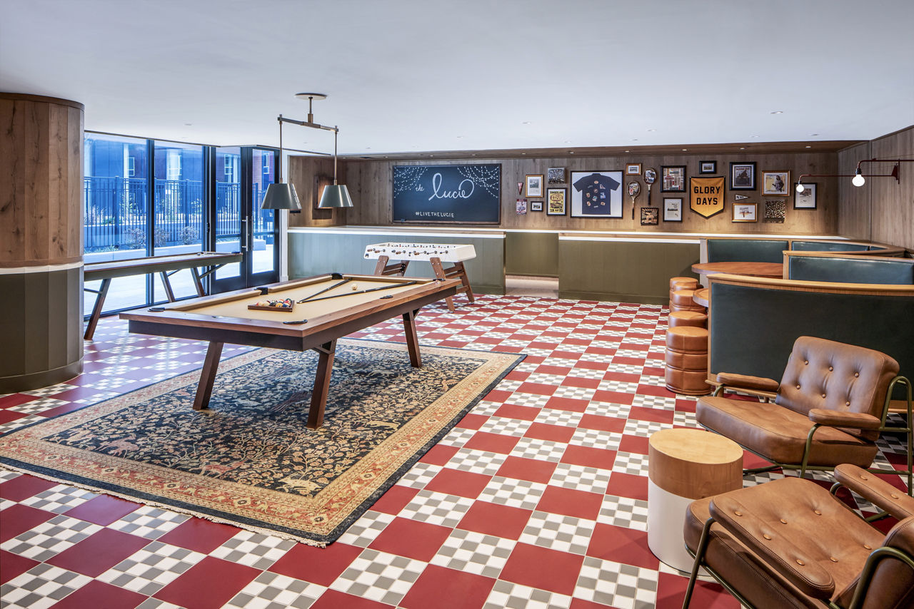 Game room at The Lucie (1 of 2)
