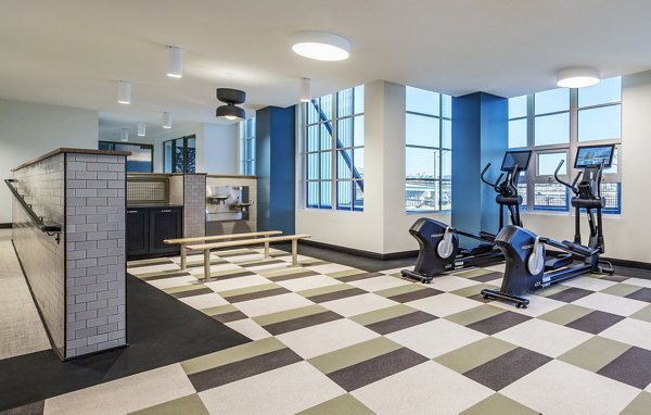  fitness center at The Lucie Apartments