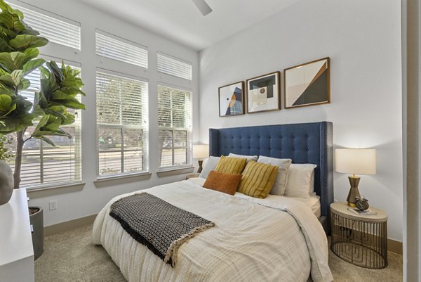 bedroom at Riverfront Lofts Apartments 