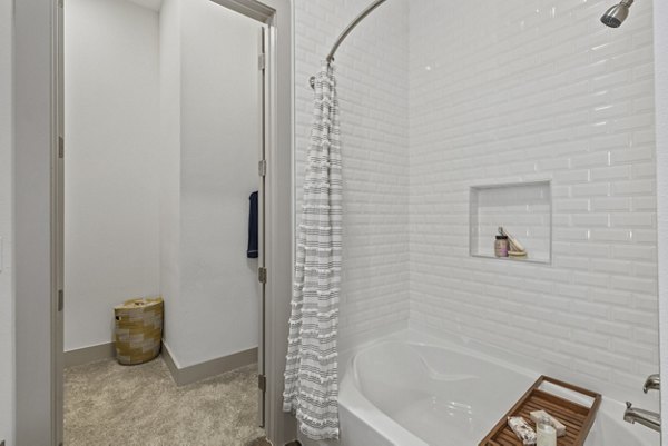 bathroom at Riverfront Lofts Apartments 