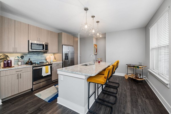 kitchen at Broadstone Oak City Apartments