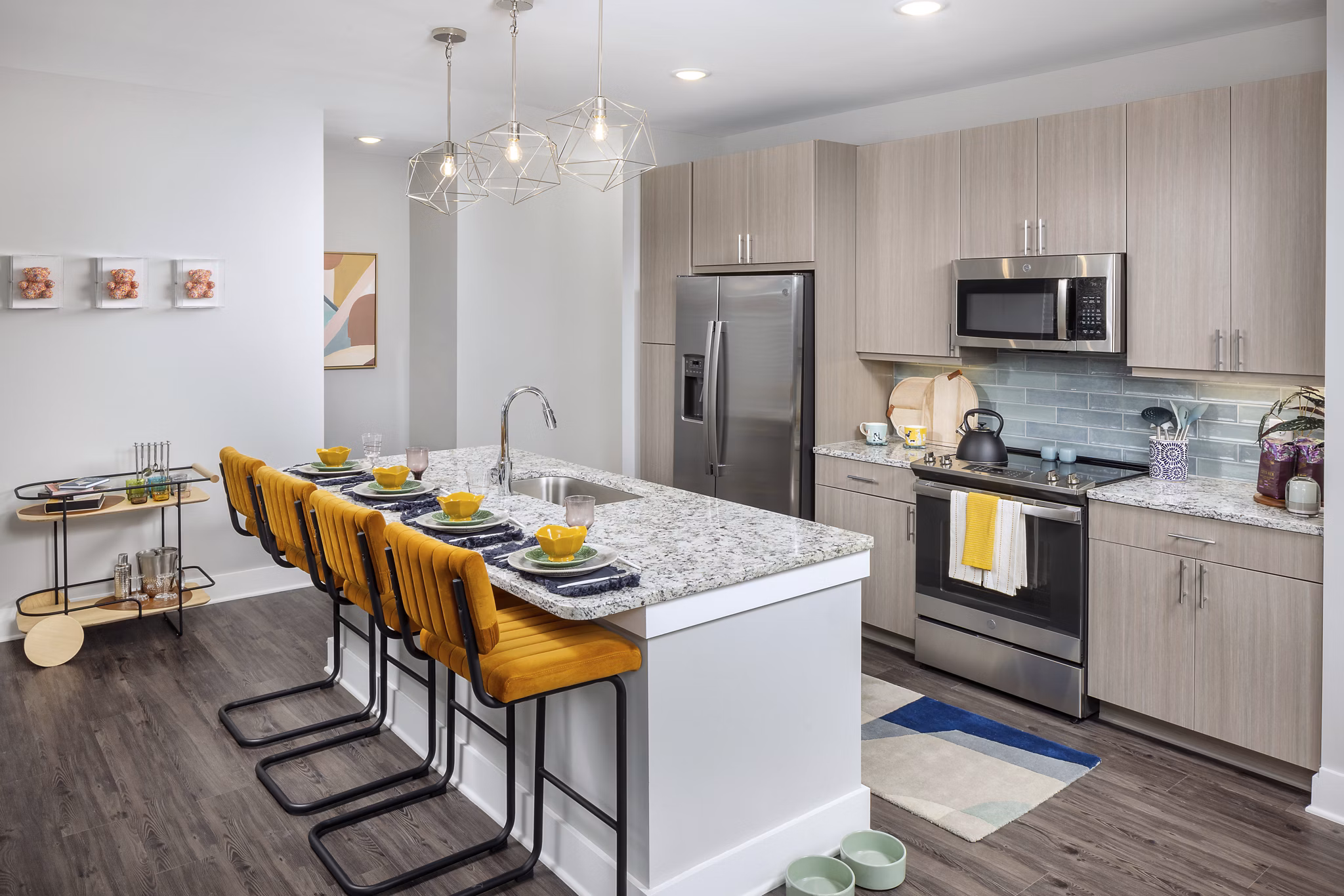 Kitchen at Broadstone Oak City Apartments