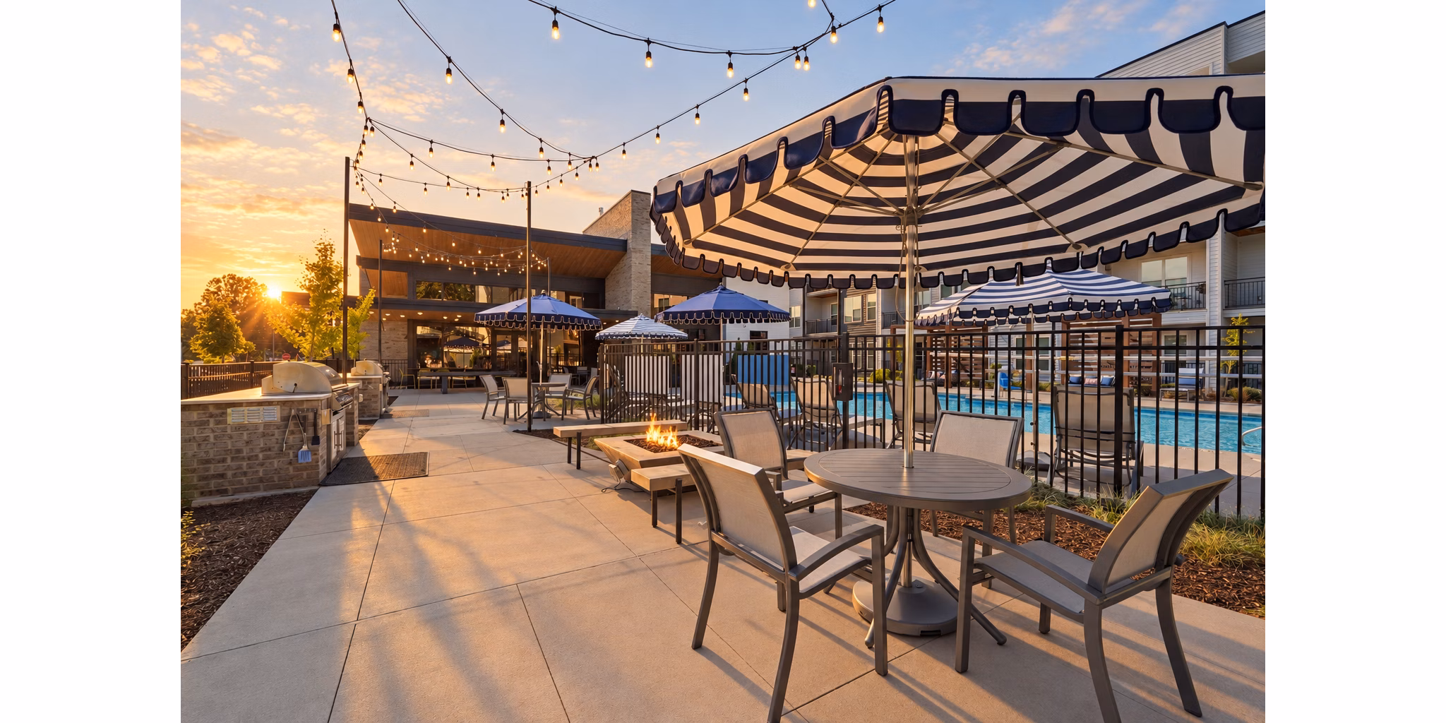 Grill Area at Broadstone Oak City Apartments