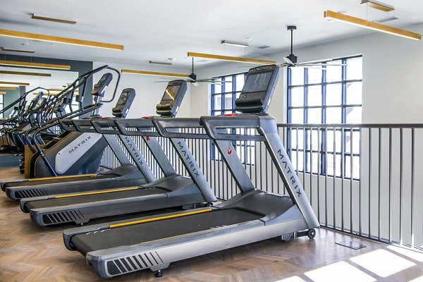 fitness center at Novel Cary Apartments