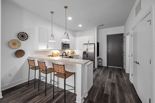 kitchen at The Pace at Holding Village Apartments