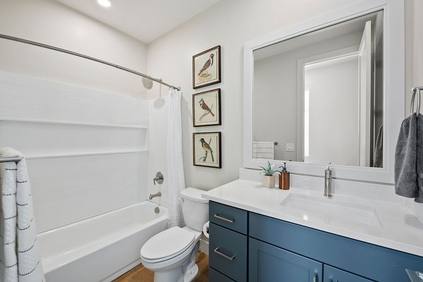 bathroom at Viviano at Riverton Apartments
