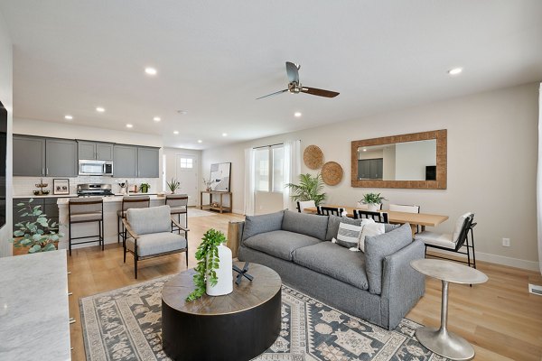 living room at Viviano at Riverton Apartments