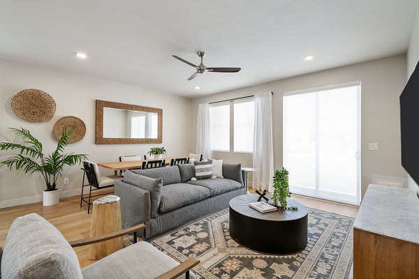 living room at Viviano at Riverton Apartments