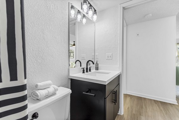 bathroom at Avana Palm Beach Gardens Apartments