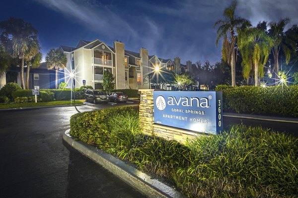 signage at Avana Coral Springs Apartments