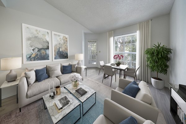 living room at Avana Coral Springs Apartments