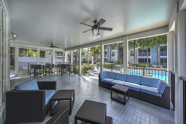 patio at Avana Coral Springs Apartments