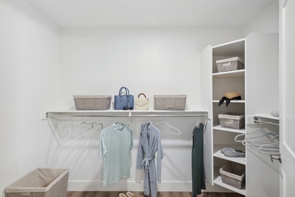 bedroom closet at Overture North Scottsdale Apartments