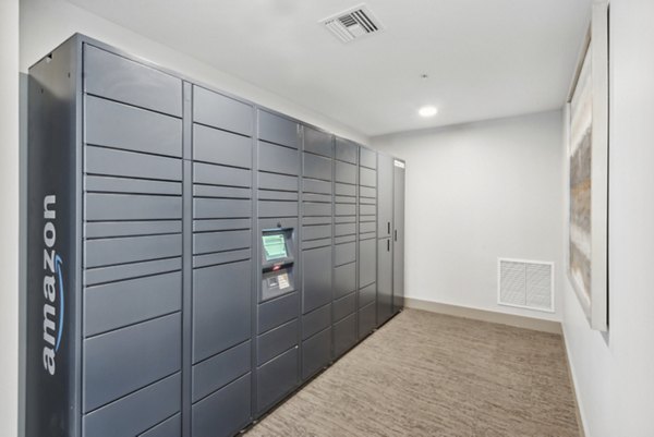 parcel pickup locker at Overture North Scottsdale Apartments