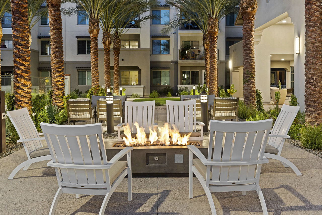 Grill area at Overture North Scottsdale (1 of 5)