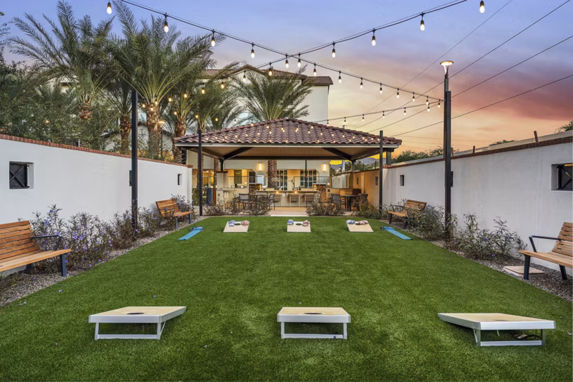 recreational area at Overture North Scottsdale Apartments