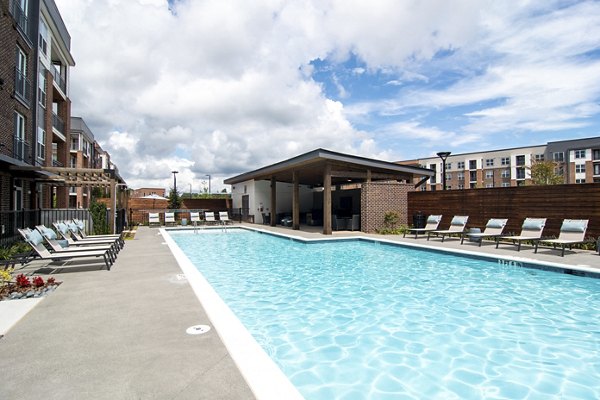 pool at The Foundry at Mashburn Village Apartments