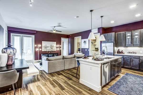 dining room at Bluffs at Midway Hollow Apartments