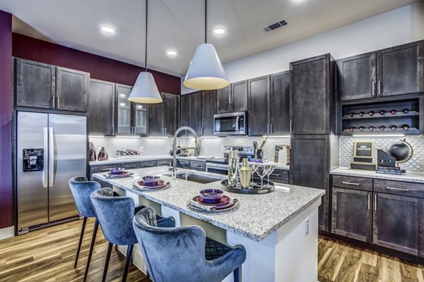 kitchen at Bluffs at Midway Hollow Apartments