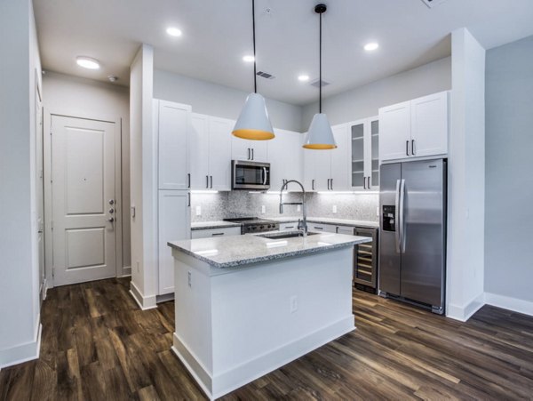 kitchen at Bluffs at Midway Hollow Apartments