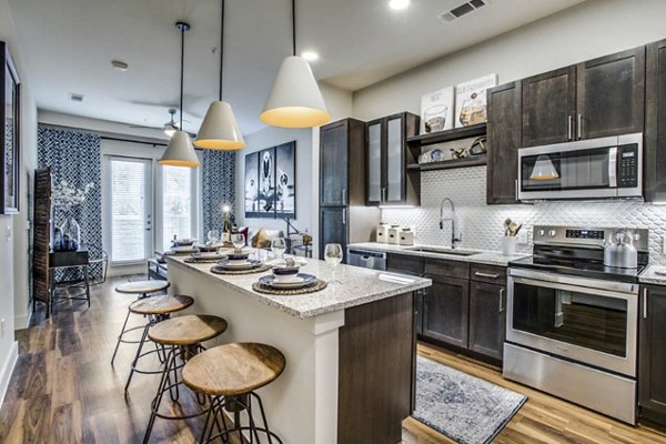 kitchen at Bluffs at Midway Hollow Apartments