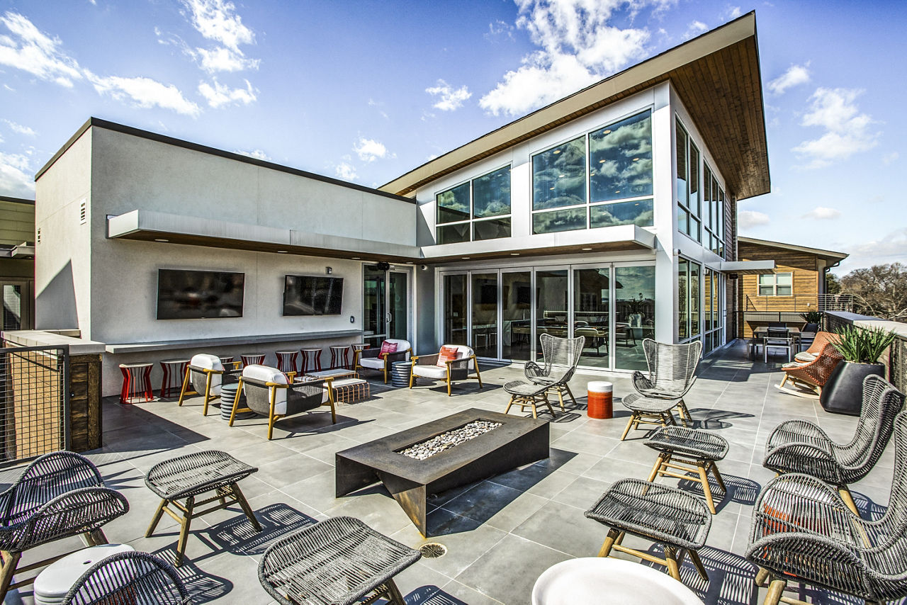 Roof deck at Bluffs At Midway Hollow (1 of 3)