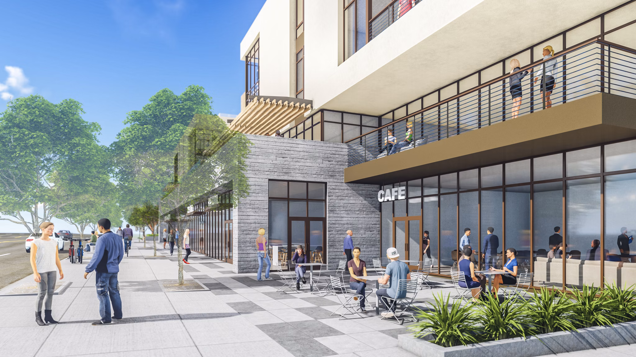 rendering of The Louise 4850 Apartments