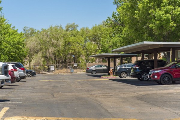 covered parking at Hunters Ridge Apartments