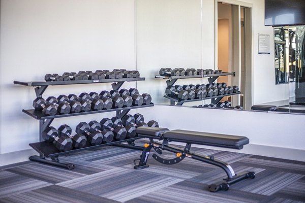 fitness center at Prose Franz Apartments
