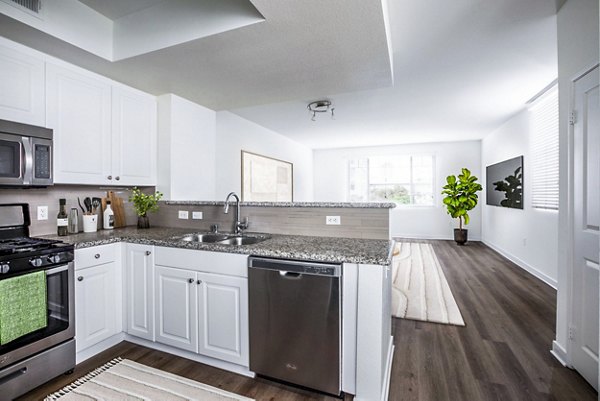 kitchen at The Heritage Apartments