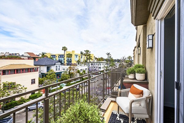 patio/balcony at Gema Apartments