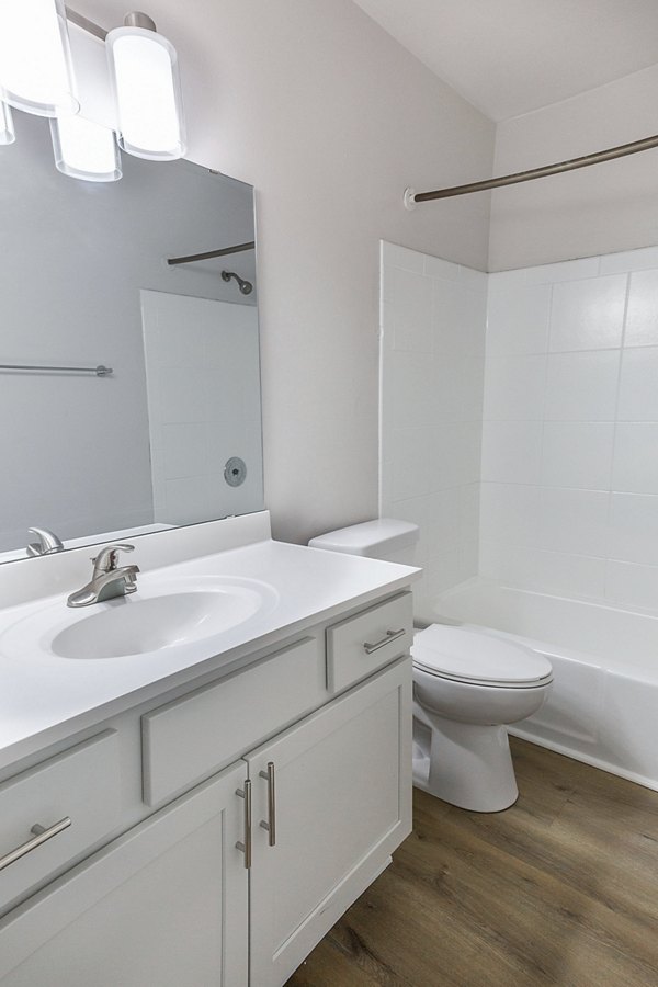 bathroom at Sycamore Woods Apartments