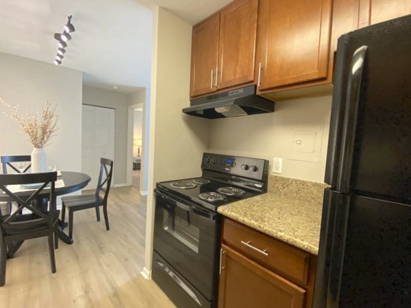 kitchen at Sycamore Woods Apartments