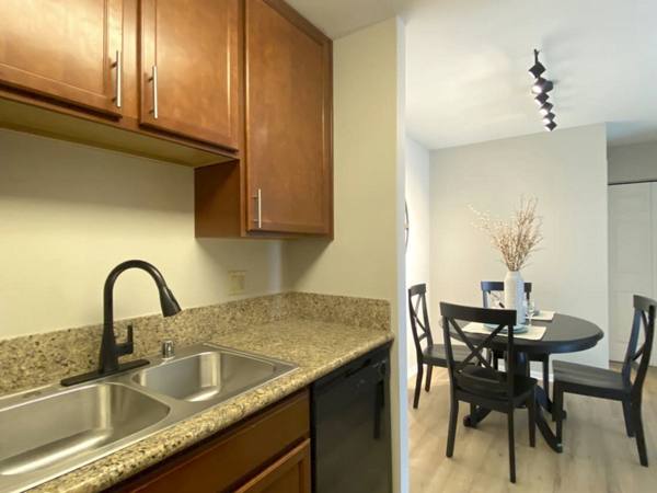 kitchen at Sycamore Woods Apartments