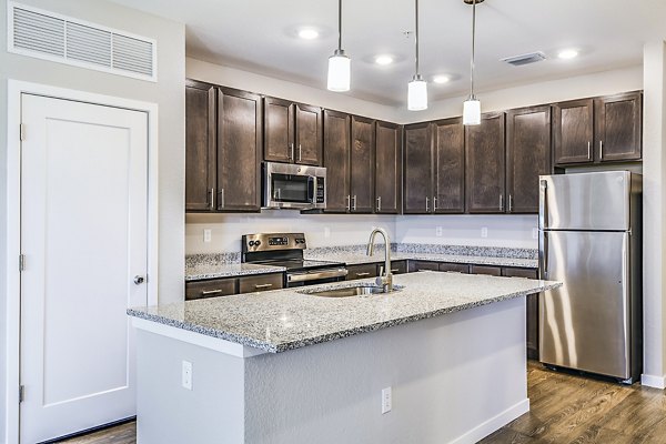 kitchen at Parkside at Avalon Park Apartments