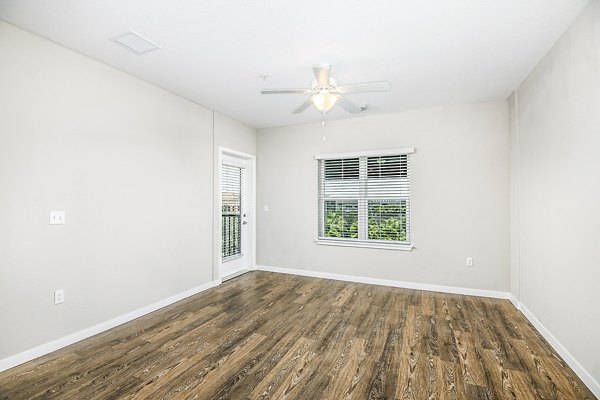 living room at Parkside at Avalon Park Apartments