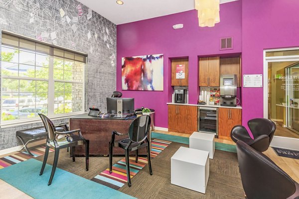 Leasing office with modern design at Links at Legacy Ridge Apartments