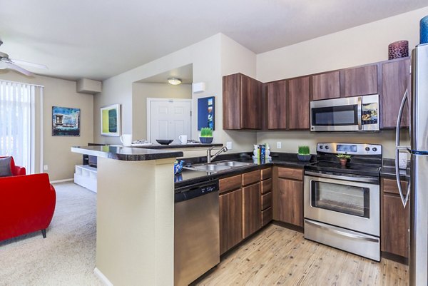 kitchen at Links at Legacy Ridge Apartments
