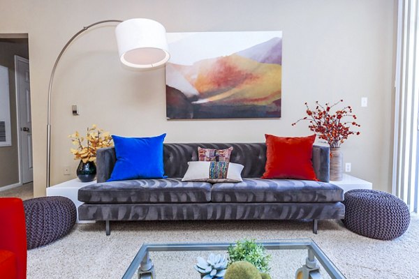 living room at Links at Legacy Ridge Apartments