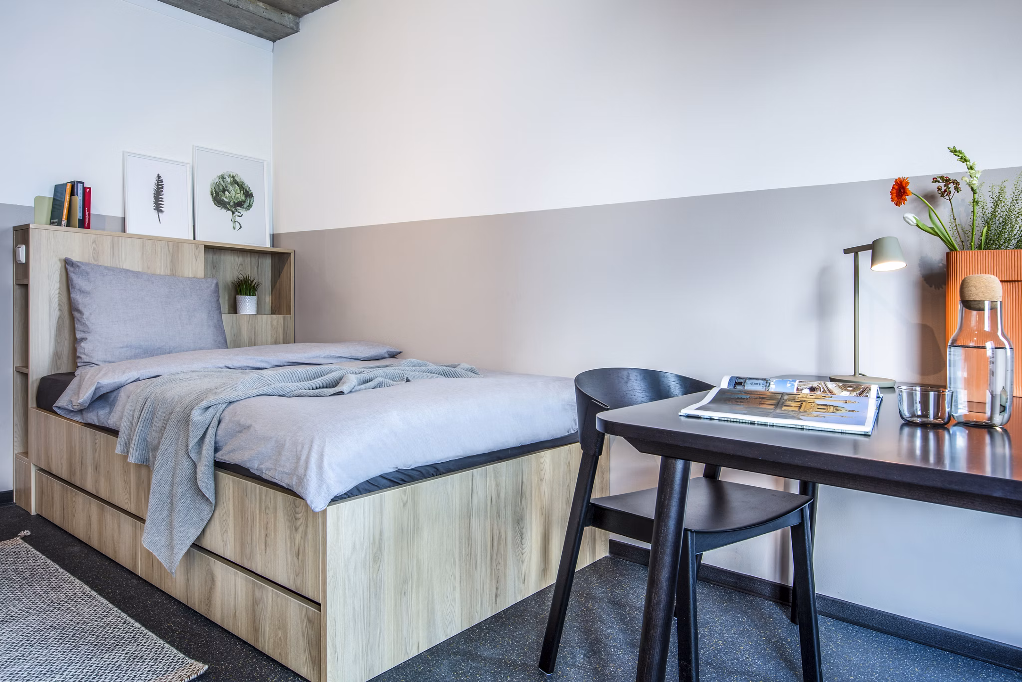 bedroom at District Living Apartments