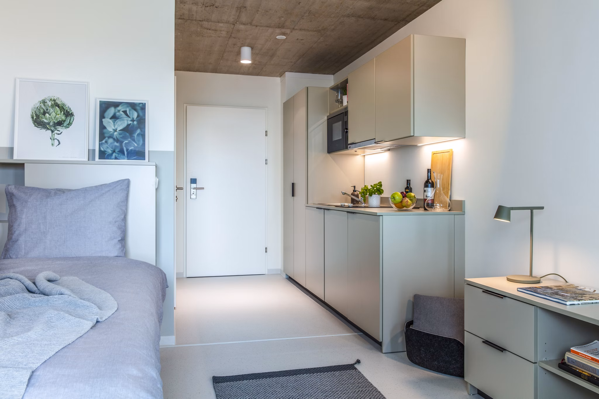 bedroom at District Living Apartments